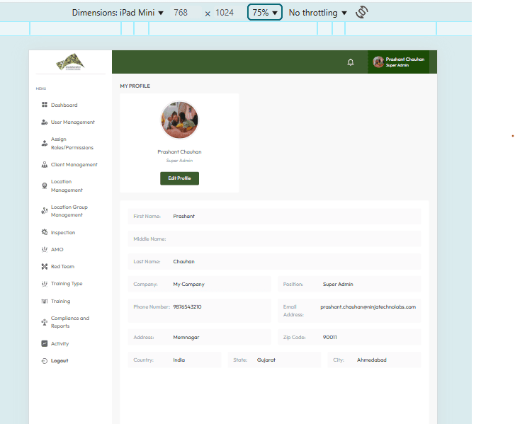 profile-setting-view-page